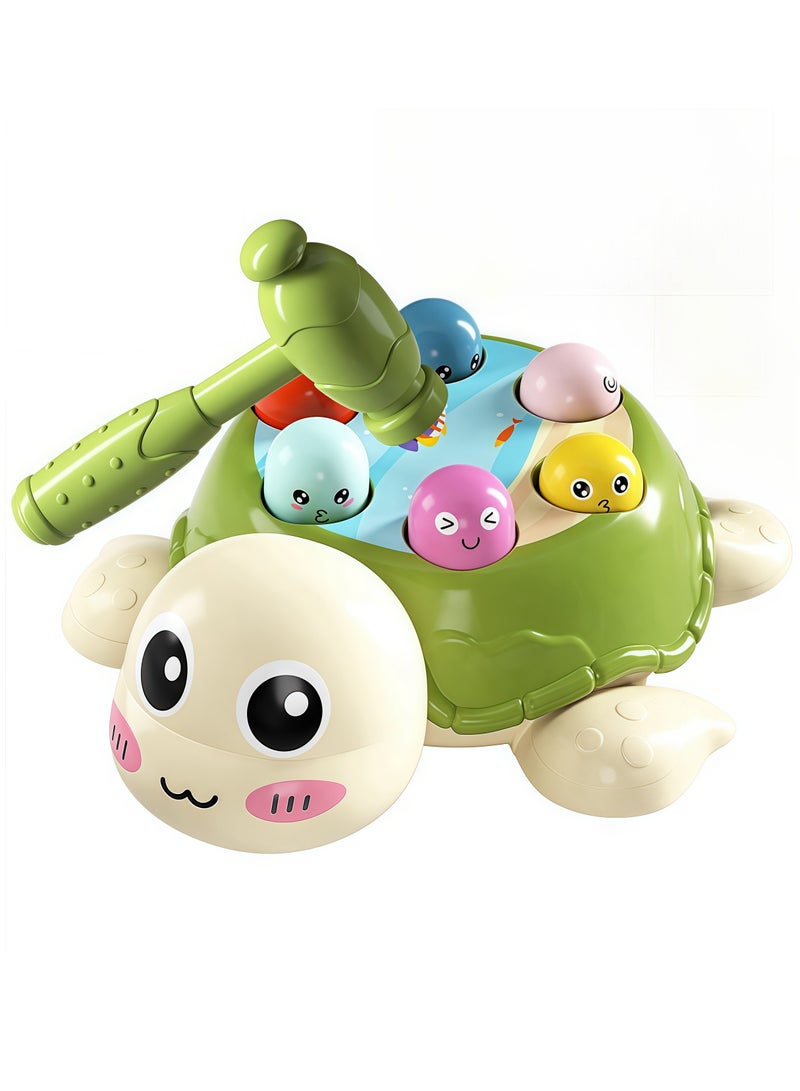 Whack A Mole Game Baby Interactive Hammer Toys, Pounding Toy for Hand-eye Coordination Cultivation Concentration Toddler Sensory Toys for Age 1 to 3 Years Old Boy and Girl Toddler Toys Gift - Image 1