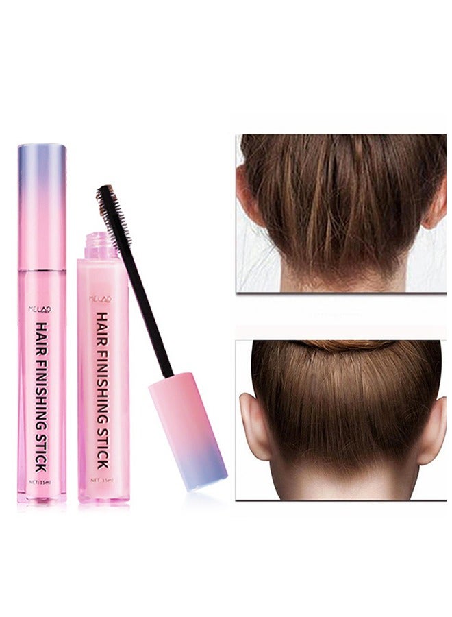 ميلاو عصا إنهاء الشعر ، عصا الشعر المتطايرة مرطبة ولامعة غير دهنية كريم إنهاء الشعر الصغير المكسور ، جل الشعر بعصا الشمع للشعر ، كريم تحديد الصور النمطية للانفجارات 15 مل - Image 2