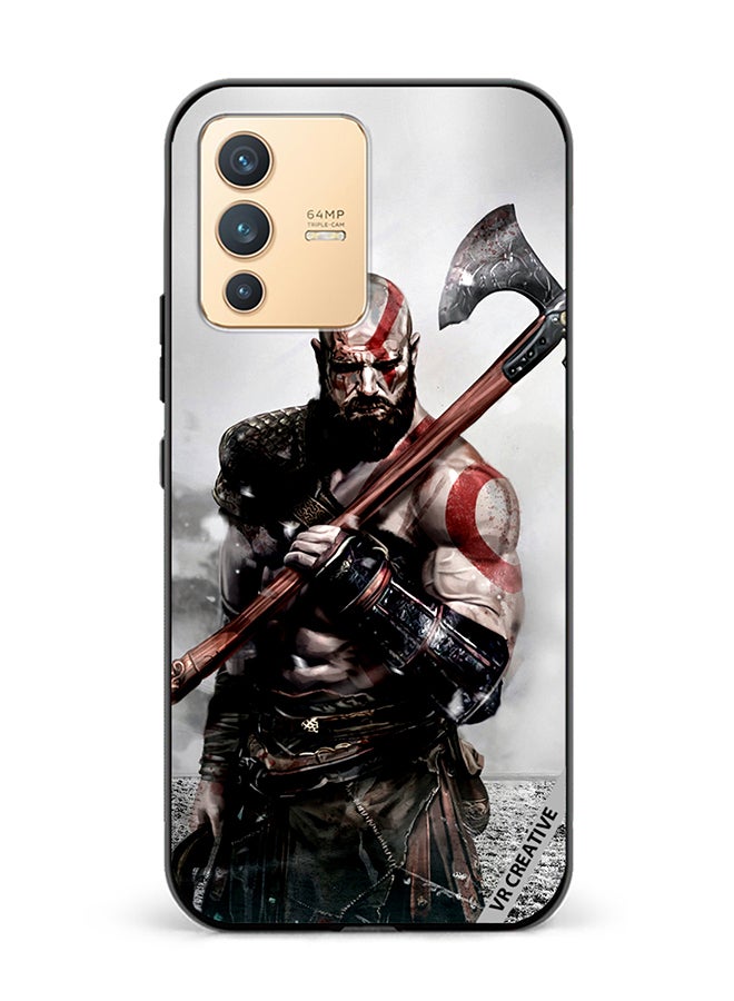 VR CREATIVE Protective Case Cover For Vivo V23 5G God Of War Movie Design Multicolour - Image 1