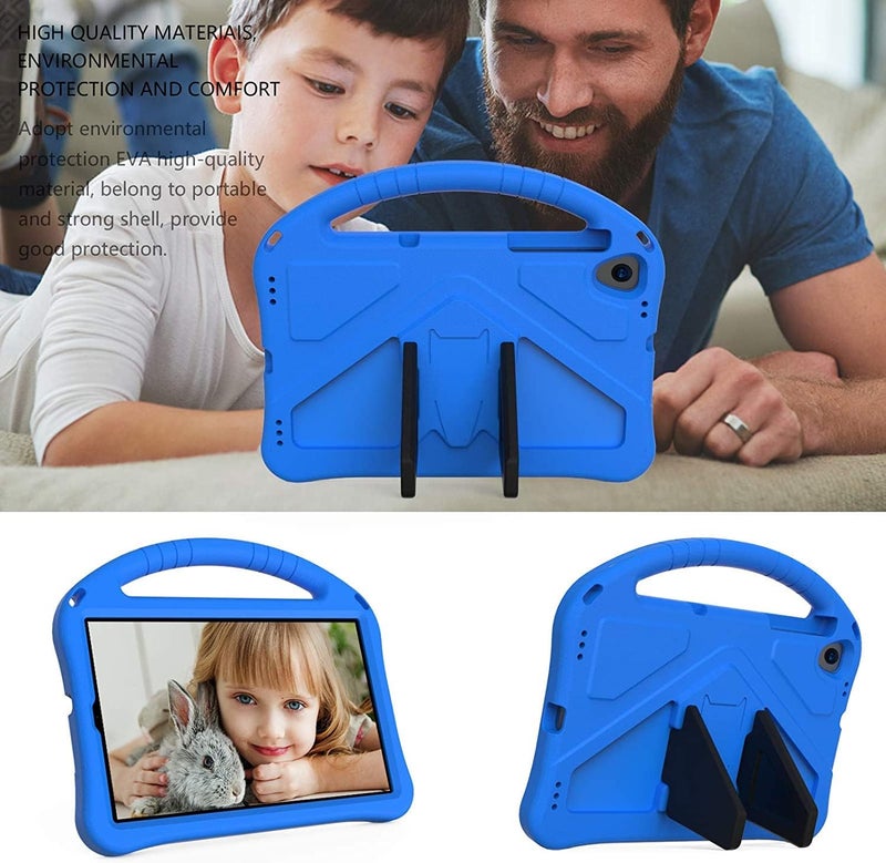 SYOSI Kids Tablet Case For Lenovo Tab M10 Hd 2Nd Gen/Smart Tab M10 Hd 2Nd Gen Tb-X306F Tb-X306X , Lightweight Kids Friendly Shockproof Handle Stand Cover Case For Lenovo M10 Hd 2Nd Gen 10.1" 2020, Blue - Image 2