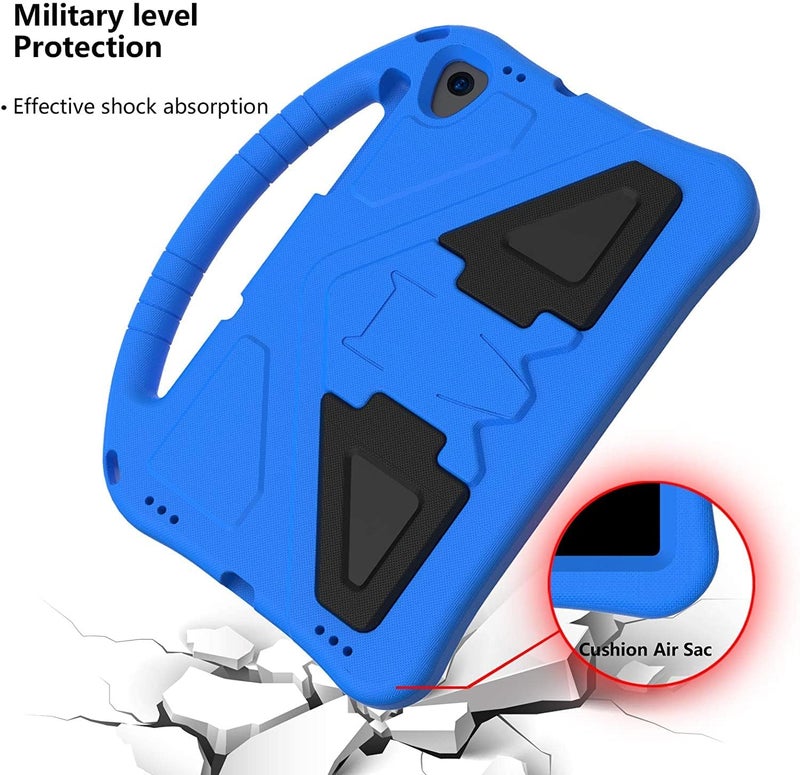 SYOSI Kids Tablet Case For Lenovo Tab M10 Hd 2Nd Gen/Smart Tab M10 Hd 2Nd Gen Tb-X306F Tb-X306X , Lightweight Kids Friendly Shockproof Handle Stand Cover Case For Lenovo M10 Hd 2Nd Gen 10.1" 2020, Blue - Image 3