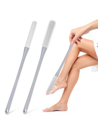 Soft silicone foot washing brush, 40cm toe gap cleaning brush, shower brush with long handle, toe washer for the shower, foot brush with brush heads in two sizes - pzsku/ZA544150D8A21C13F7F98Z/45/_/1735696280/7e234d67-4d75-408c-9457-d4aedd7ae7ac
