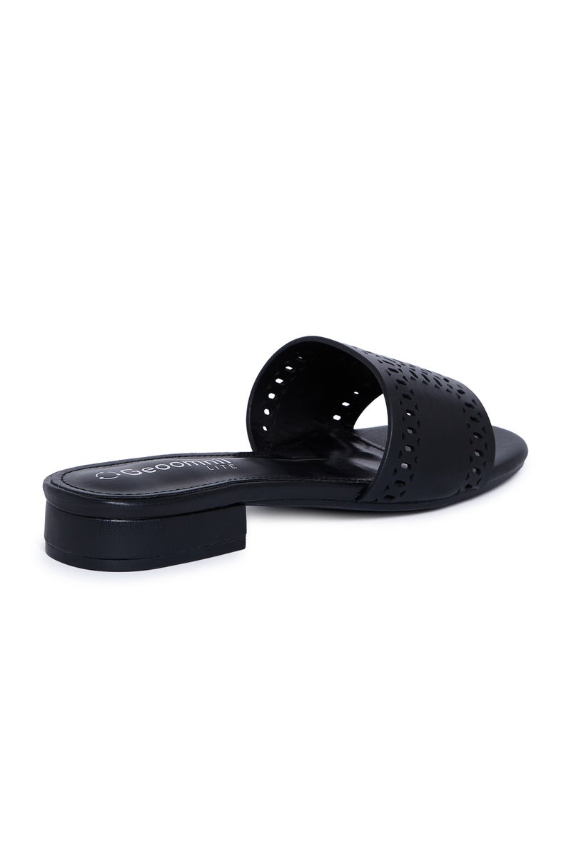 Geoomnii Flat Sandals for Women – Comfortable Slip-On Casual Summer Sandals for Daily Wear, Walking & Travel - Image 3