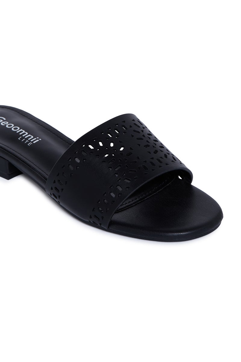 Geoomnii Flat Sandals for Women – Comfortable Slip-On Casual Summer Sandals for Daily Wear, Walking & Travel - Image 4