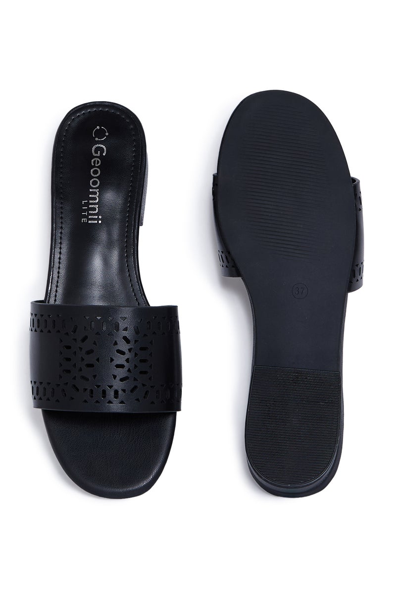 Geoomnii Flat Sandals for Women – Comfortable Slip-On Casual Summer Sandals for Daily Wear, Walking & Travel - Image 5