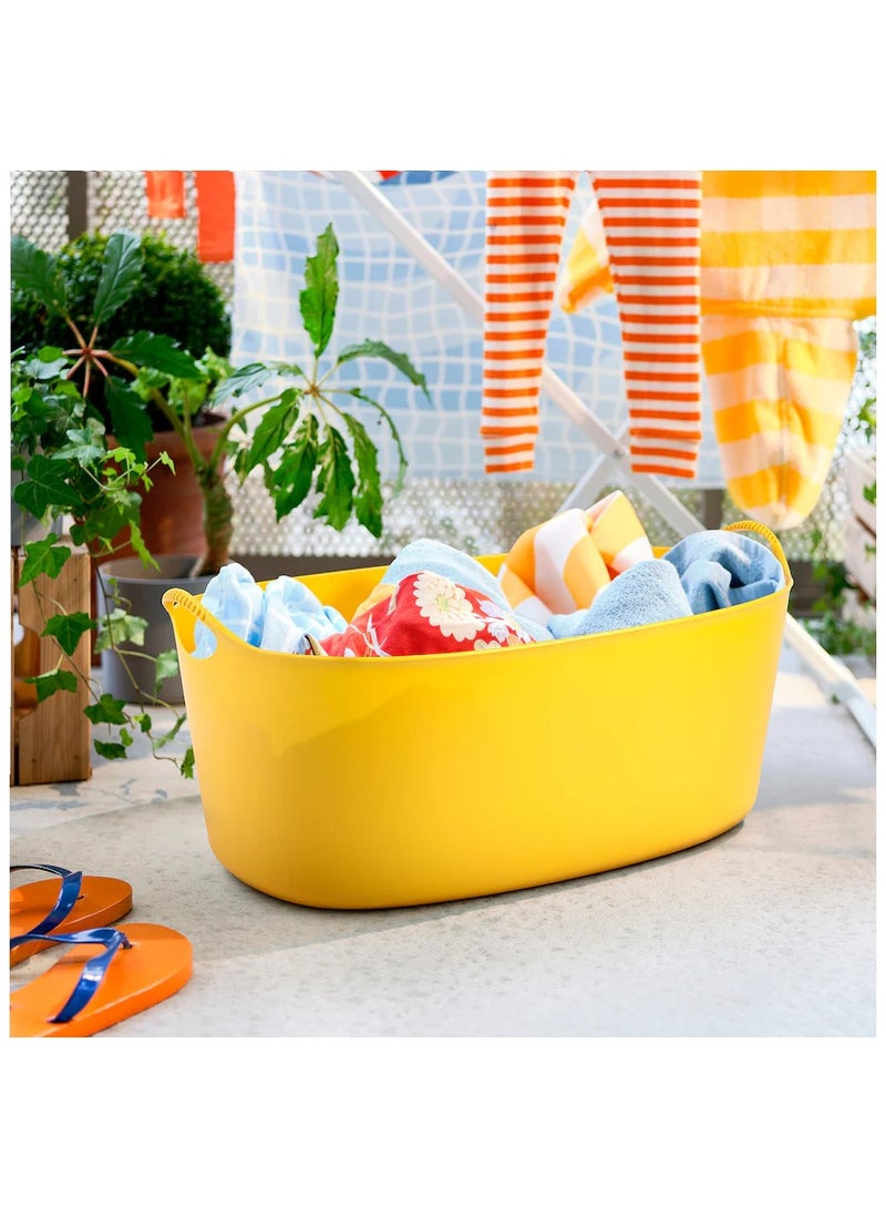 Flexi Laundry Basket, In-/outdoor, Yellow, 35 L  - Image 2