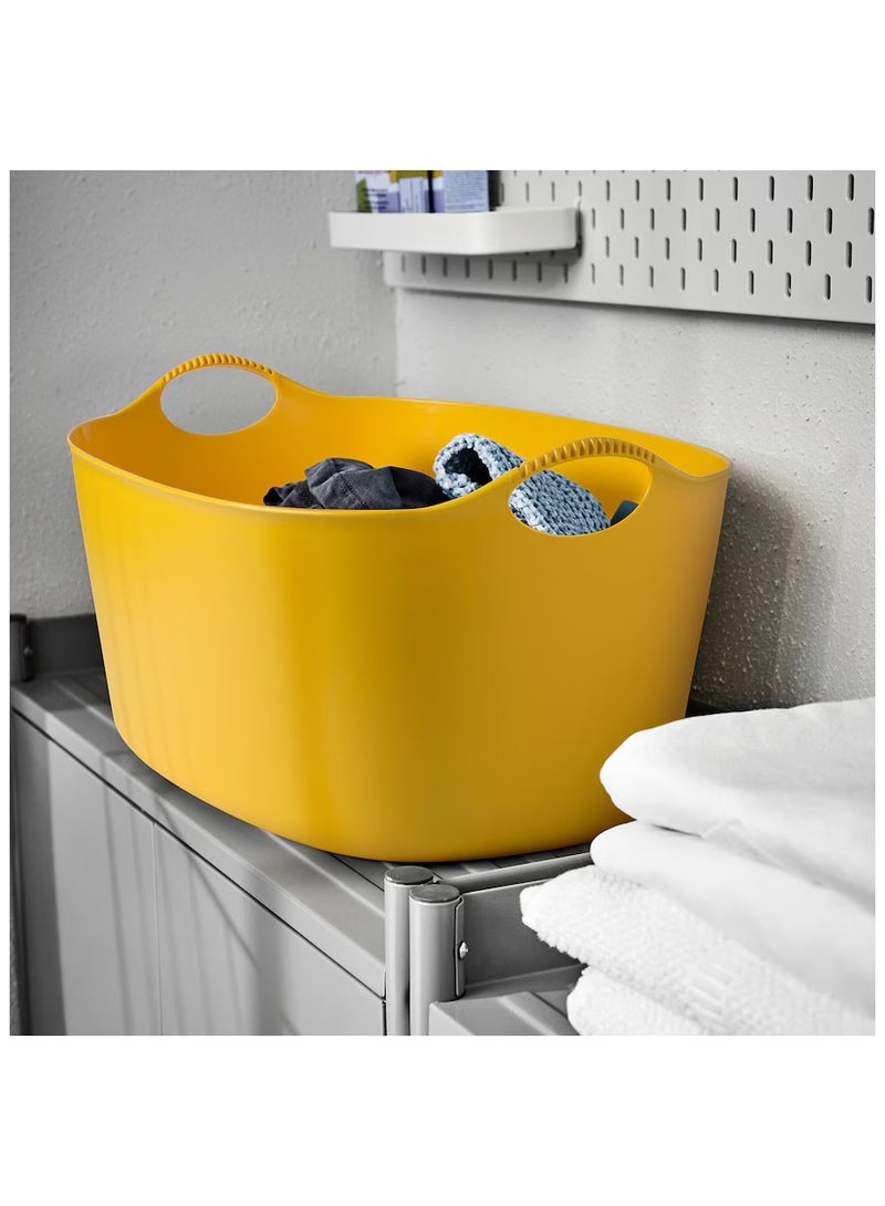 Flexi Laundry Basket, In-/outdoor, Yellow, 35 L  - Image 3
