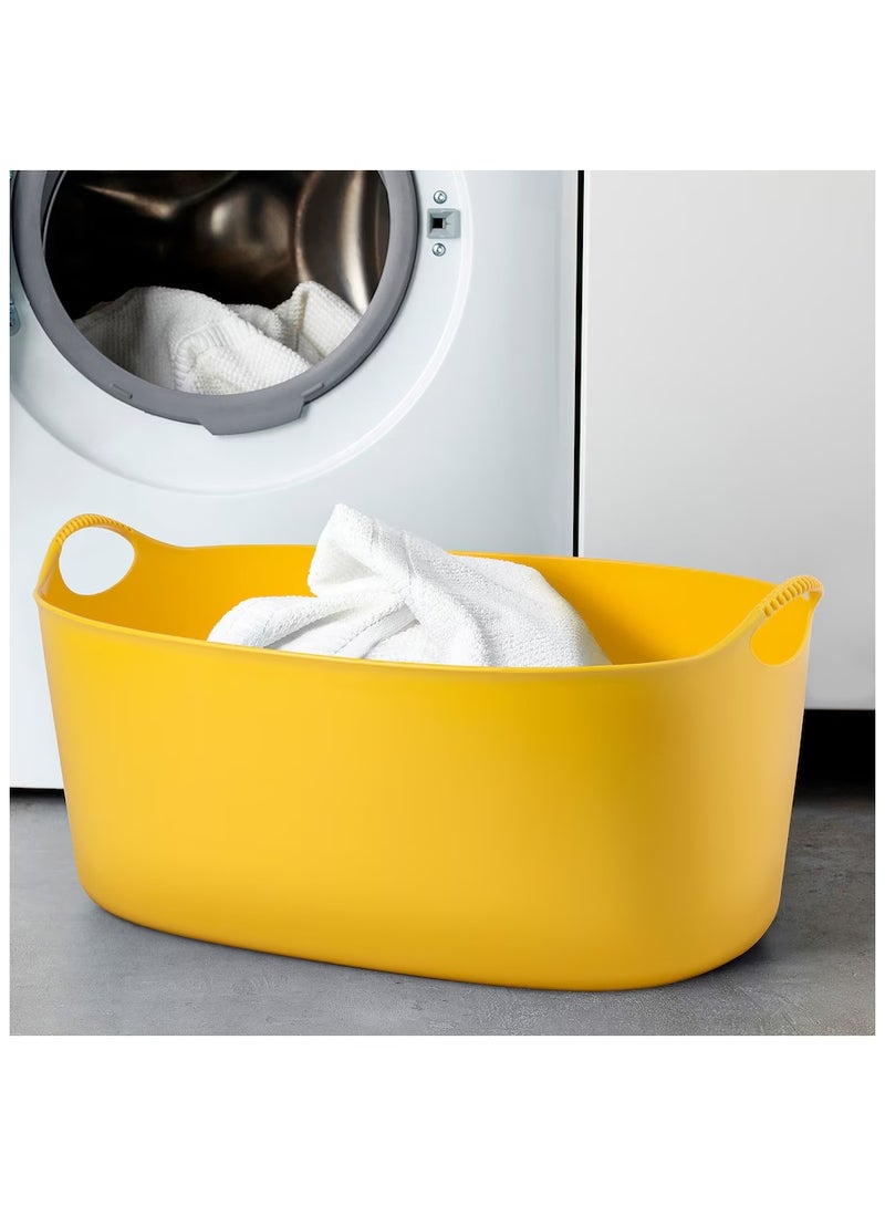 Flexi Laundry Basket, In-/outdoor, Yellow, 35 L  - Image 4