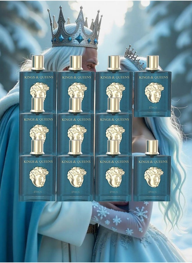 AMARAN 11 Pieces Kings And Queens Ethos Perfume For Unisex 100ml EDP  - Image 1