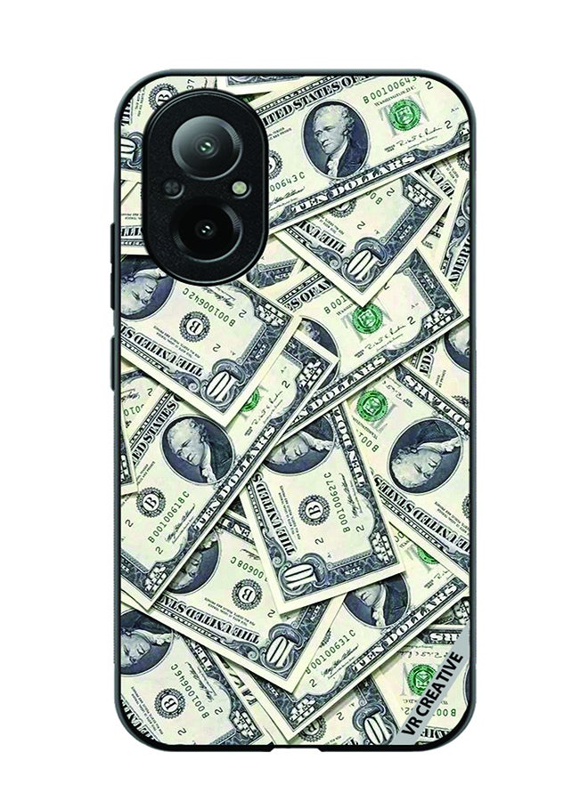 VR CREATIVE Protective Case Cover For Realme C67 4G Money Design Multicolour - Image 1