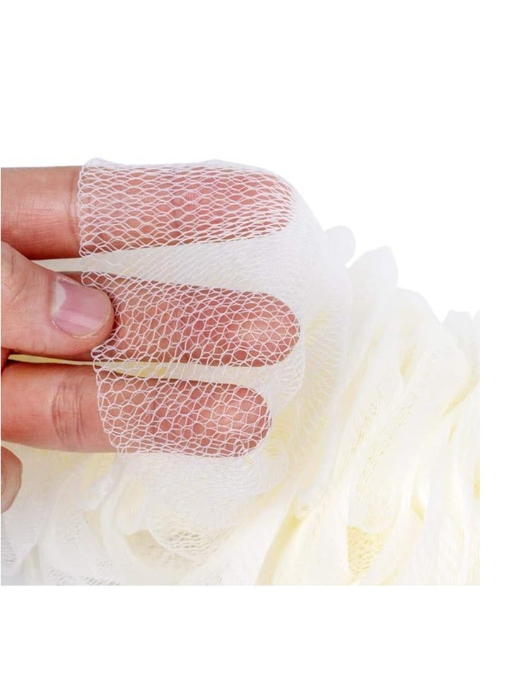 Luxury back loofah with long handle Deep exfoliation and relaxing skin massage Perfect for cleaning the back and reaching difficult areas - Ergonomic and anti-slip design - Suitable for all skin types - Luxurious home bathing experience Multicolour  - Image 3