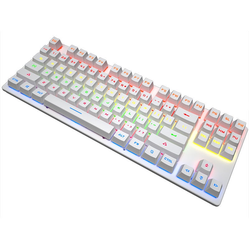 Crack K550 Mechanical Keyboard Green Shaft Plug Office E-Sports Punk Computer Games Russian Wired Keyboard - Image 1