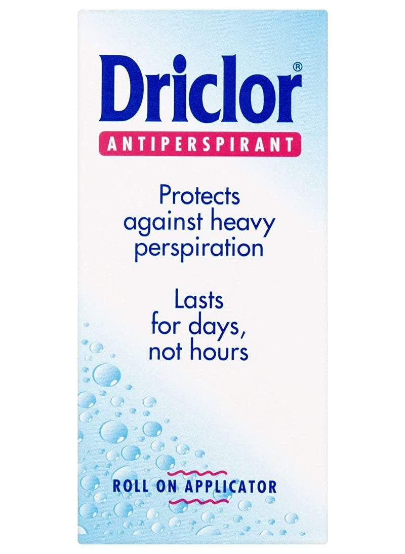 Driclor Driclor Antiperspirant Roll On Applicator 20 ml  - Image 1