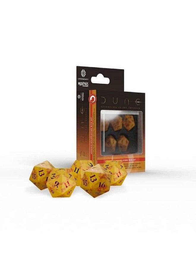 Modiphius Dune Rpg Dice Set Arrakis Multicolor