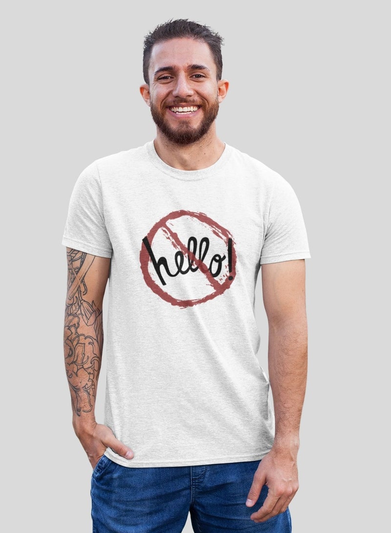 MERCH "No Hello" T-shirt - Embrace Efficient Chat Communication - Image 1