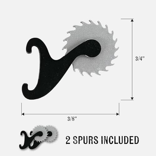 ARUN Cowboy Style croc Spurs Compatible with Croc 1 PAIR of shoe charms - Image 4