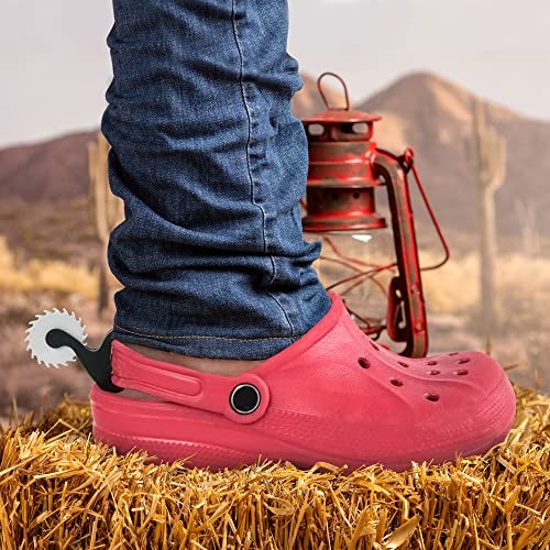 ARUN Cowboy Style croc Spurs Compatible with Croc 1 PAIR of shoe charms - Image 2