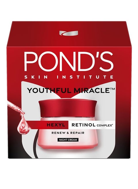 Pond's Age Miracle Wrinkle Corrector Night Cream, 50g