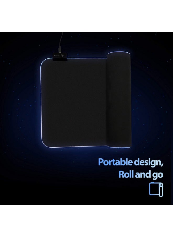ZEBRONICS - Zebronics Zeb-Blaze XL RGB Gaming Mouse Pad with Micro Weave Texture, 13 RGB Modes, Anti Slip Rubber Base (800x300mm) - Image 1