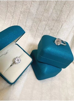 SYNSYB Adjustable Collection Cubic Zirconia Ring for Women - Royal Designer Look WITH Luxury Gift Box  - Image 5