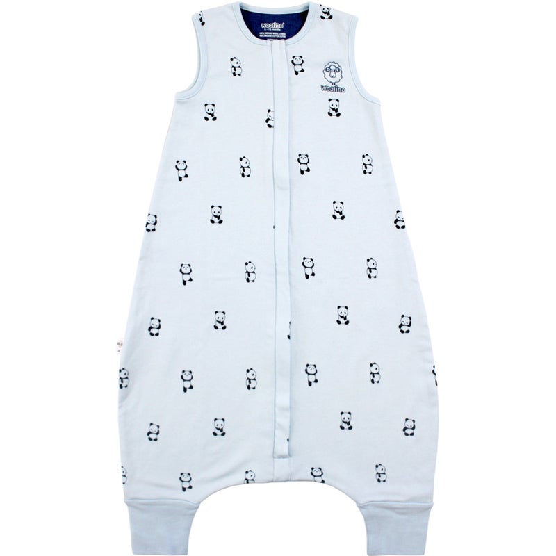 Woolino Woolino 4 Season Baby Sleep Bag with feet Merino Wool and Organic Cotton Walker Sleep Bag or Sack Toddler Sleeping Bag 1836m Panda 