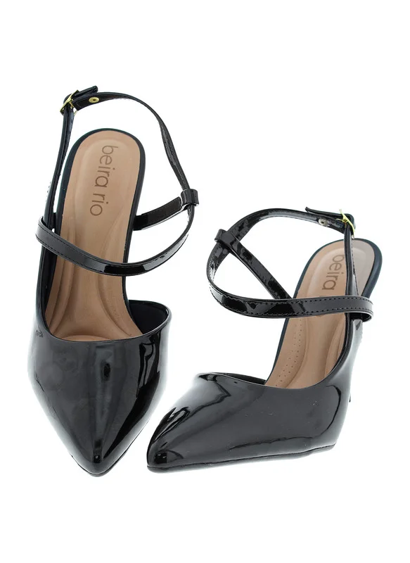 Beira Rio  Beira Rio Ladies High Heel Sandals Black | Made In Brazil for Women | Best Price UAE