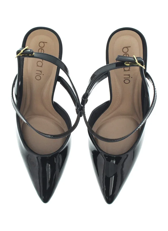 Beira Rio  Beira Rio Ladies High Heel Sandals Black | Made In Brazil for Women | Best Price UAE