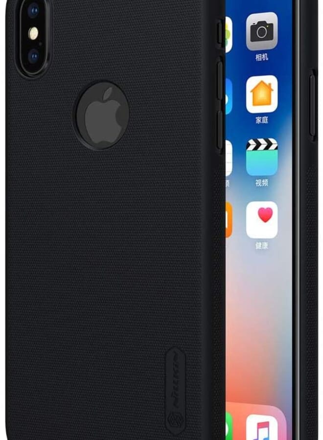 Nillkin Super Frosted Shield Case For Apple Iphone X/Xs (5.8") [ Black Color ] - Image 1