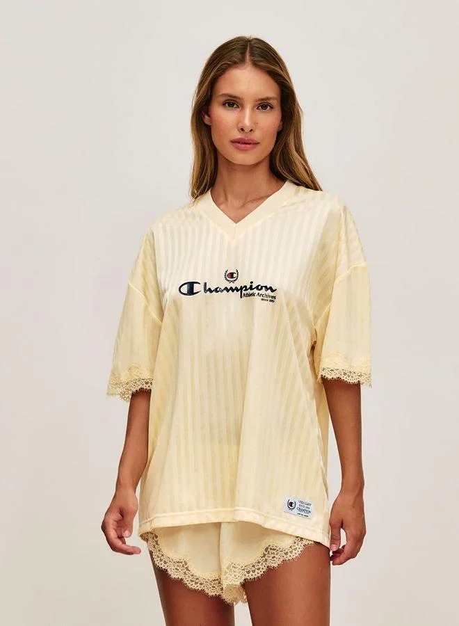 Undiz Champion satin and lace shorts