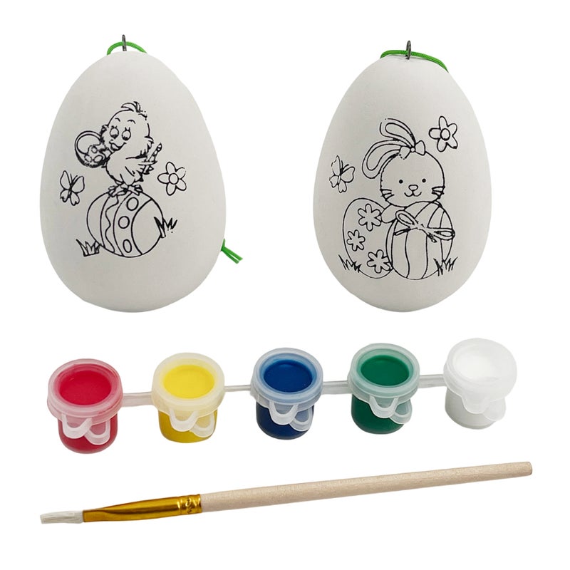Party Magic Easter Eggs Painting Set – 2-Pack DIY Craft Kit for Kids’ Easter Egg Decorating - Image 1