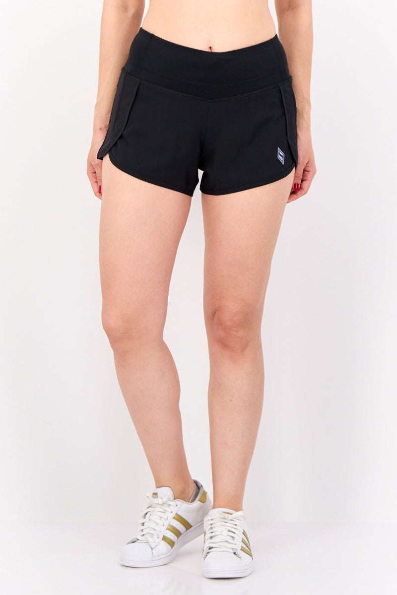 SKECHERS Women Sportswear Fit Training Shorts, Black - Image 1