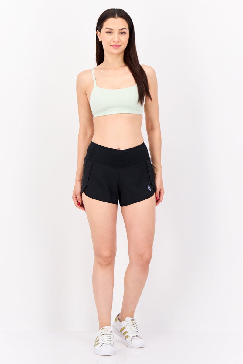 SKECHERS Women Sportswear Fit Training Shorts, Black - Image 4