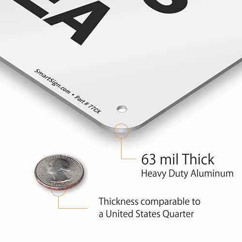 SmartSign "No Forklifts Allowed In This Area" Sign | 12" x 18" Aluminum - Image 5