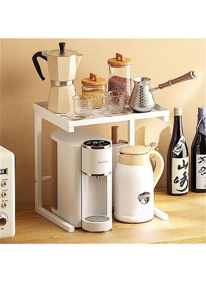 Beauenty - Coffee Maker Rack, Spice Rack, Kitchen Appliance Storage, Kitchen Rack, Kitchen Gadgets and Kitchen Organization, Rack for Rice Cooker, Air Fryer, Stand Mixer, and Blender, with Enough Height - Image 1