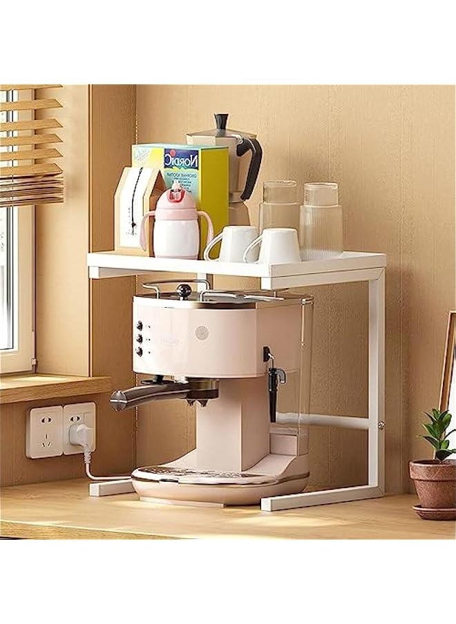 Beauenty - Coffee Maker Rack, Spice Rack, Kitchen Appliance Storage, Kitchen Rack, Kitchen Gadgets and Kitchen Organization, Rack for Rice Cooker, Air Fryer, Stand Mixer, and Blender, with Enough Height - Image 1