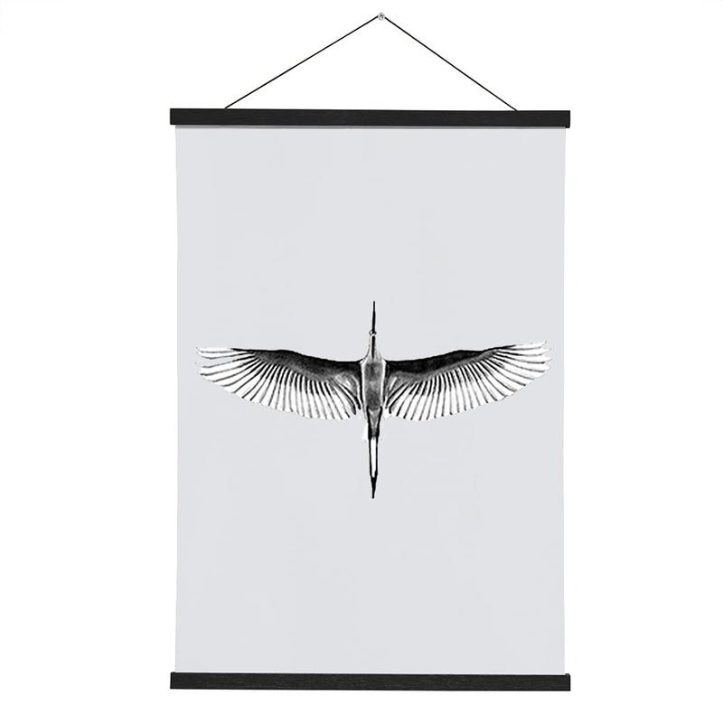 SweeHome SweeHome Wooden Magnetic Poster Hanger 18 Inch Frame 10x18 12x18 18x24 for Pictures Photos Maps Canvas Artwork and Scrolls Black 18