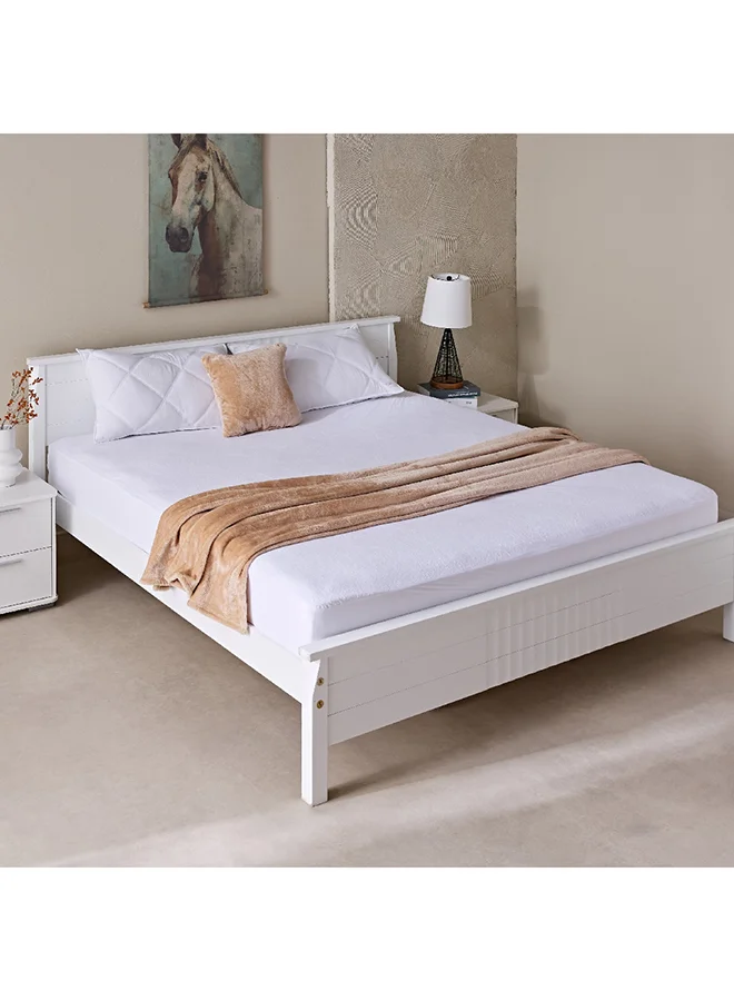 Home Box Terry Waterproof King Mattress Protector 200 x 33 x 180 cm