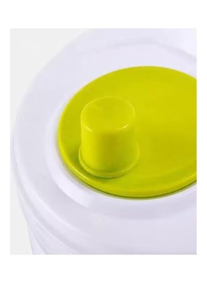 مصفاة سلطة أخضر/أبيض 22x22x13 سم - Image 3