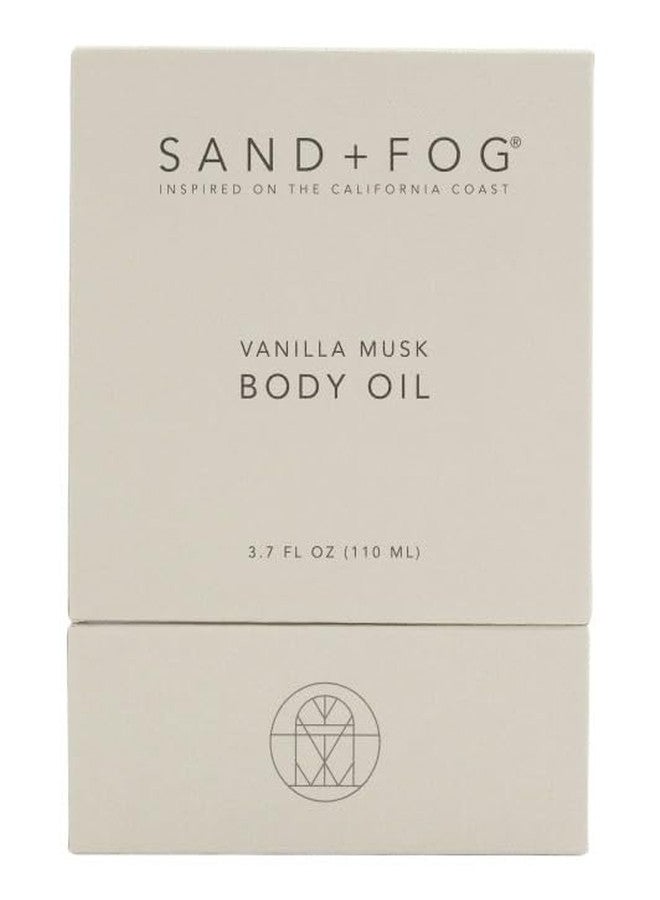 Sand + Fog Vanilla Musk Body Oil Dropper Glass Bottle, Nourishing, Glowing and Firming Formula, 3.7 Fl Oz - Image 2