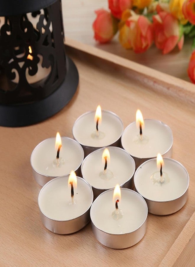 Mkd2 Rise Wax Tealight Candles (Pack of 6) Smokeless Unscented Tea Light Candles for Diwali, Puja, Home Decoration & Aroma Diffuser - Image 1