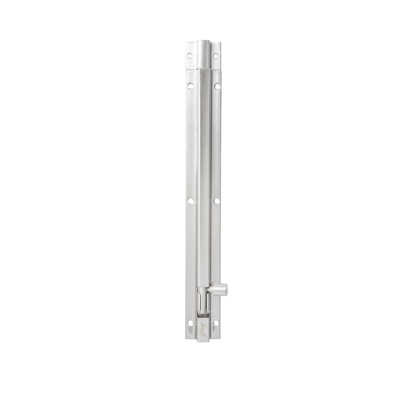 Godrej Locking Solutions and Systems Godrej Tower Bolt Suitable for Left Right Handed Inside Outside Opening Doors Size 8 Inch Stainless Steel Material Satin Finish Pack of 4 