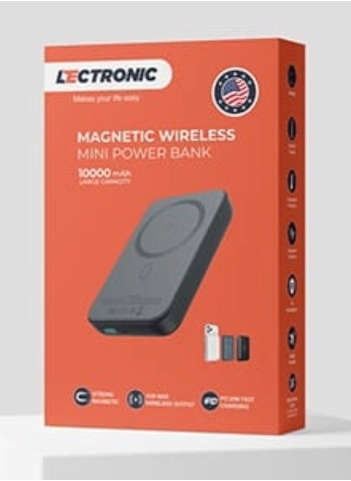ليكترونيكس بنك طاقة صغير لاسلكي مغناطيسي من LECTRONICS  - Image 3