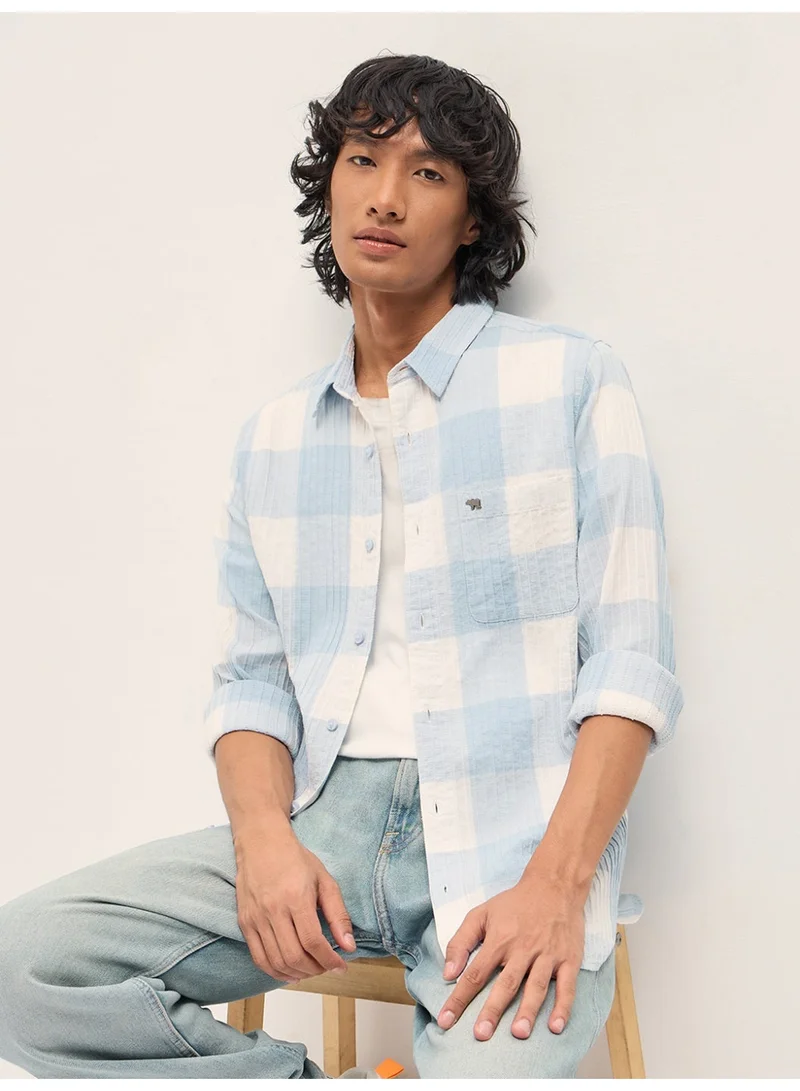 The Bear House  Men’s Long Sleeve Shirt – Classic, Comfortable and Stylish Essential for Work, Travel or Casual Outings for Men | Best Price UAE