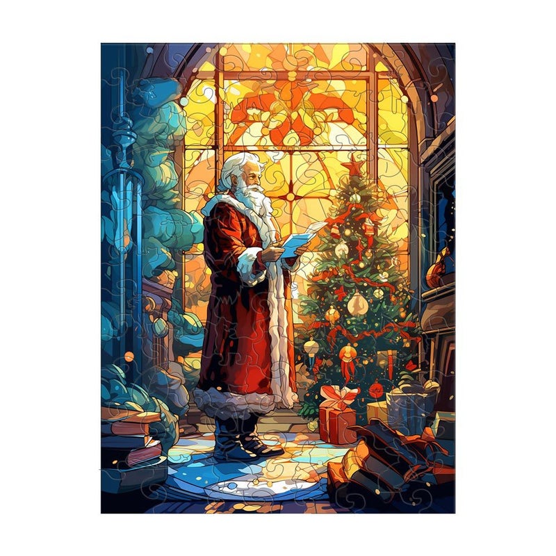 Christmas Wooden Puzzle Birds Shaped Animal Wooden Adult Toys Independent Station Factory - Image 1