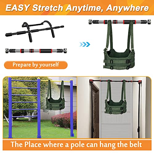 Mybow Back Stretcher for Lower Back Pain Relief Stretching Device Back Alignment Lumbar Support Spinal Decompression Belt Thoracic Back Hanging Stretcher Orthopedic Back Cracking Device (Medium) - Image 5