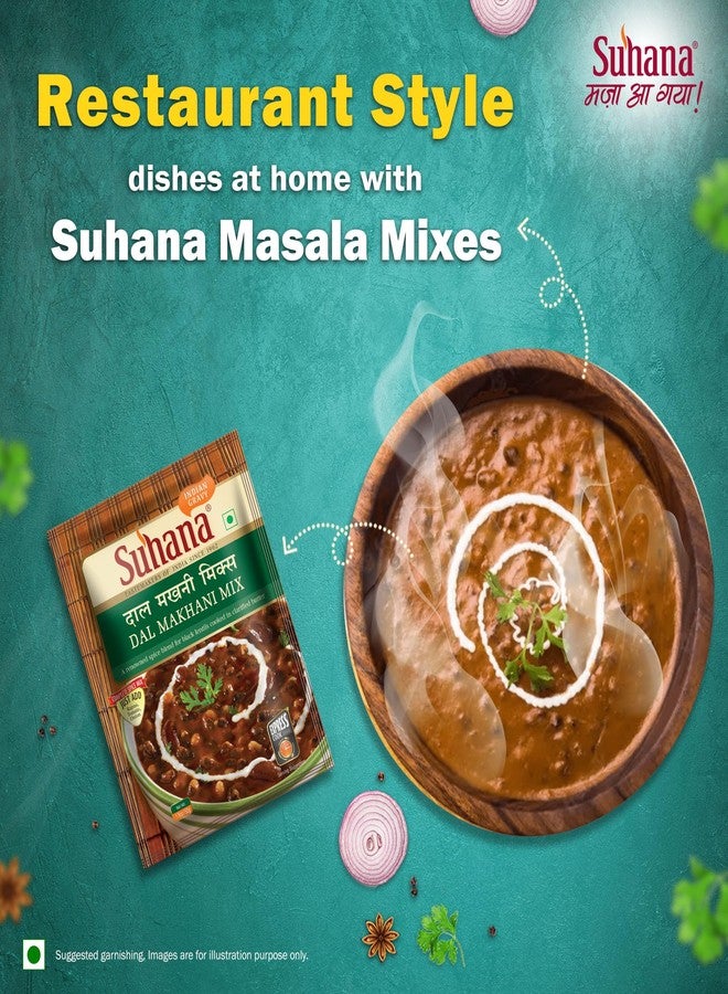 Suhana Dal Makhani Spice Mix 50g Pouch - Pack of 8 - Image 5