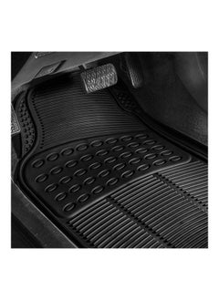 Generic 3-Piece Washable Car Mats Set, Heavy Duty Floor Mats for Car Suv Truck and Van Premium Trim to Fit Car Floor Mats All Weather Protection Universal  - Image 4
