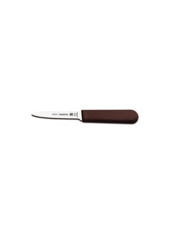 TRAMONTINA Since 1911,Made in Brazil-  Professional 4 Inches Paring Knife with Stainless Steel Blade and Brown Polypropylene Handle with Antimicrobial Protection,  - Image 1