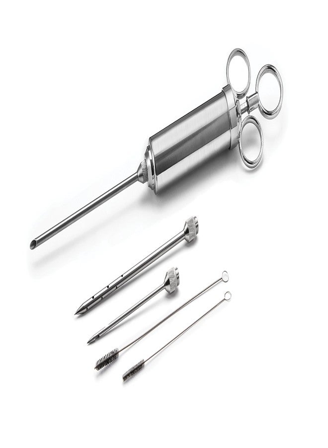 Outset 76456 Stainless Steel Meat Injector, 6-piece, Set - Image 1