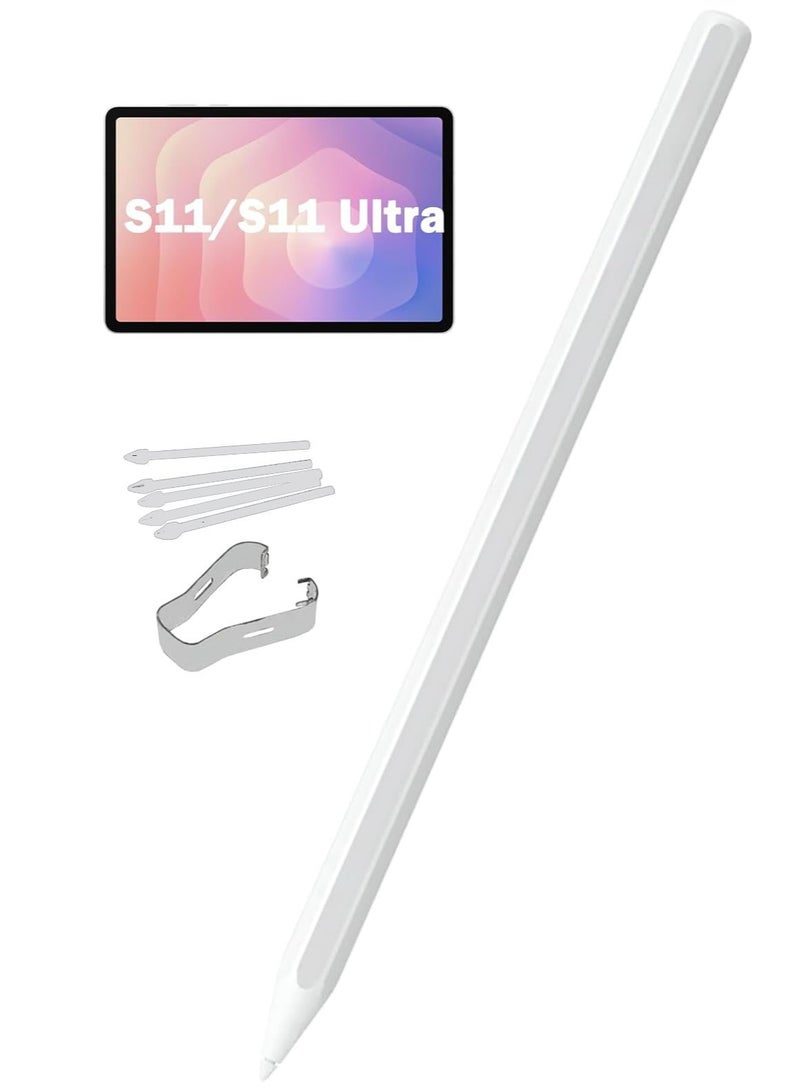 KISSUN Galaxy Tab S11/S11 Ultra Stylus Pen Replacement for Samsung Galaxy Tab S11/S11 Ultra S Pen, Tab S11/S11 Ultra S Pen for Samsung Galaxy Tab S11/S11 Ultra SPen (White) - Image 2